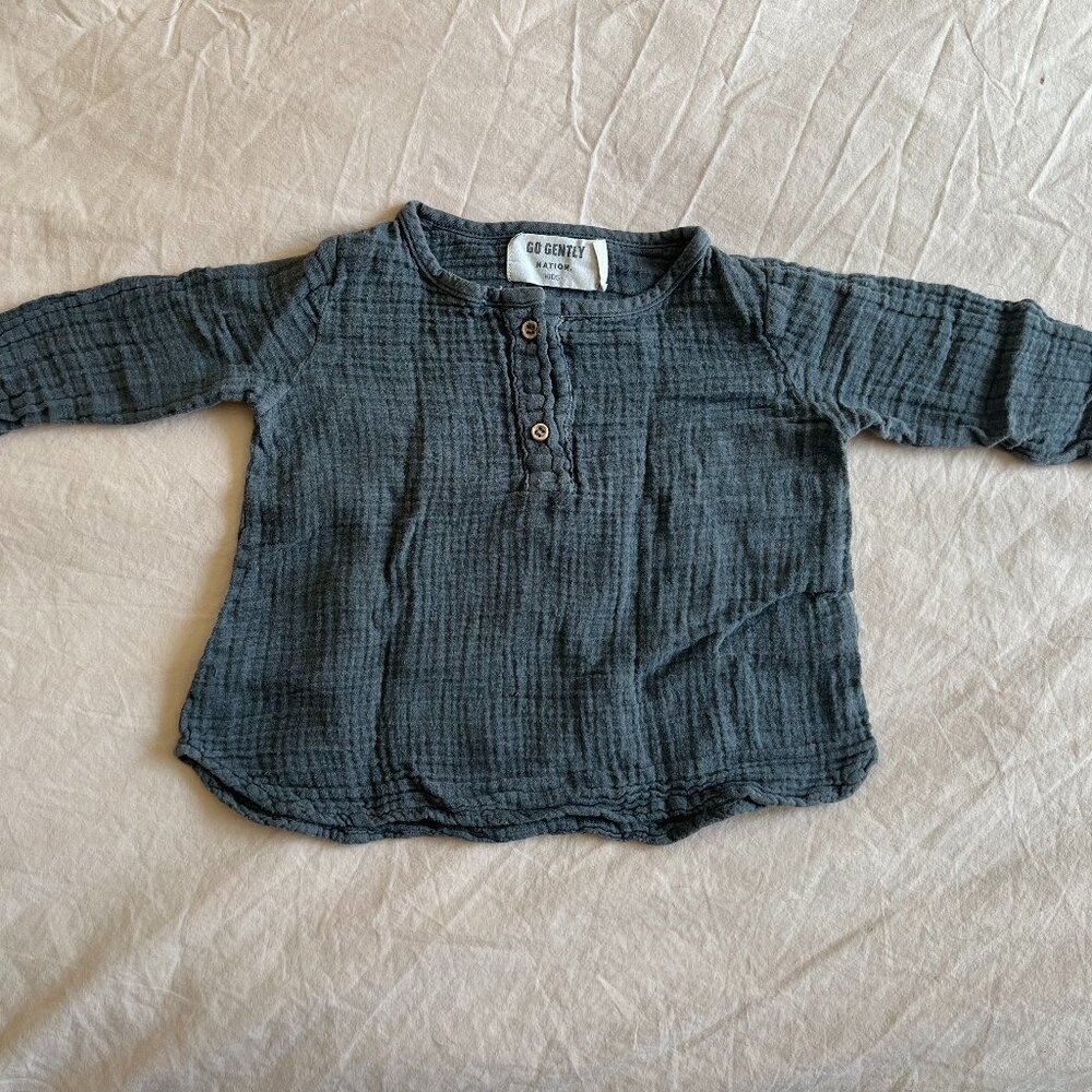Go Gently Nation Organic Cotton Gauze top